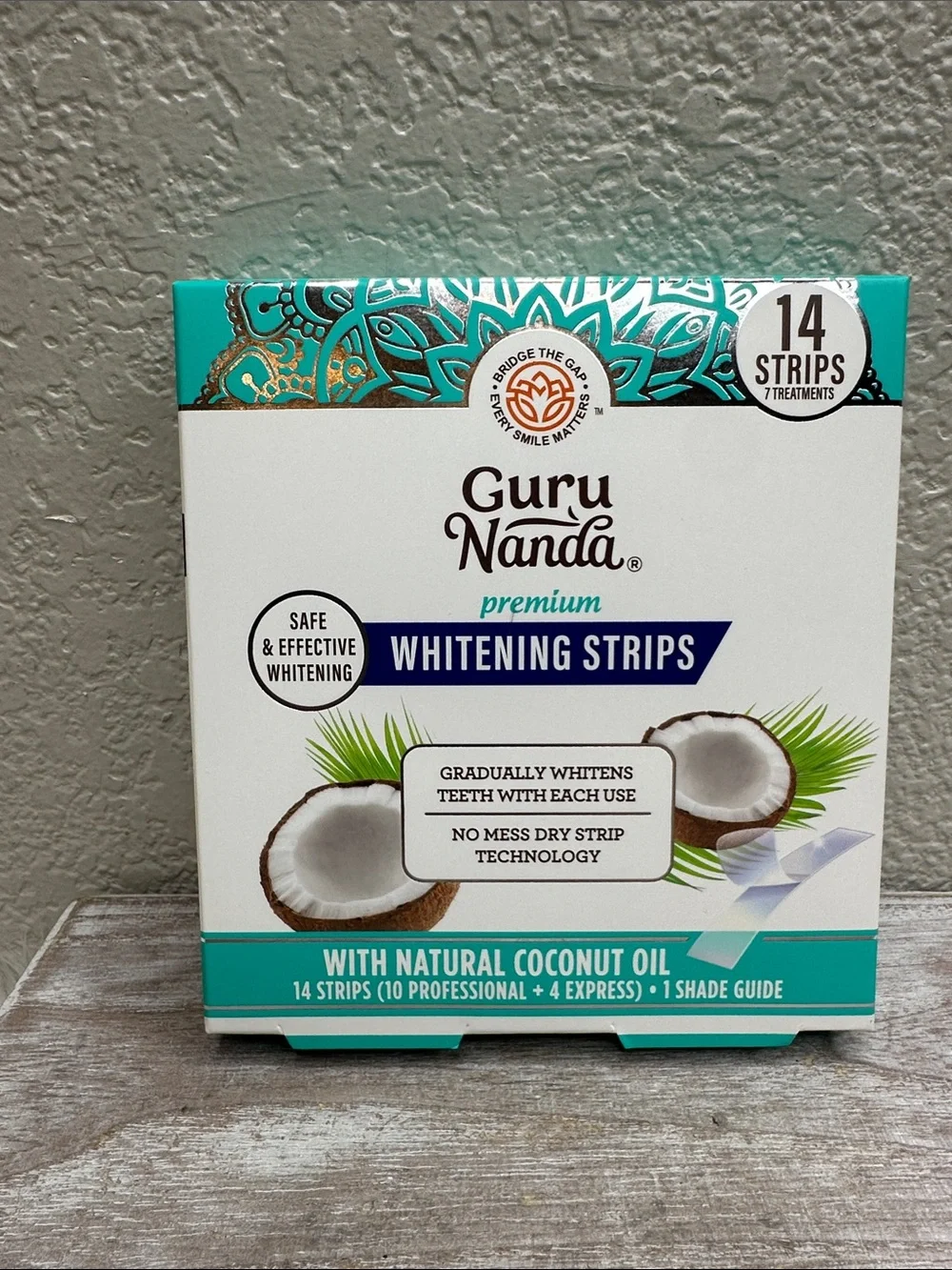 $4 🌙 Guru Nanda Premium Whitening‎ Strips with Coconut Oil